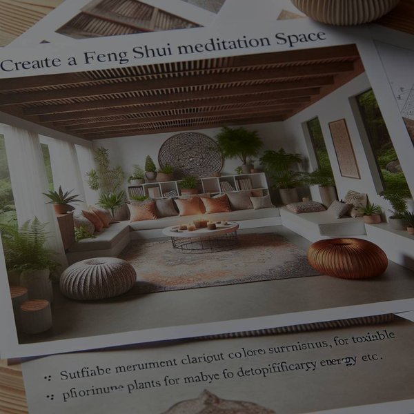 Comment créer un espace de méditation Feng Shui pour une harmonie intérieure ?